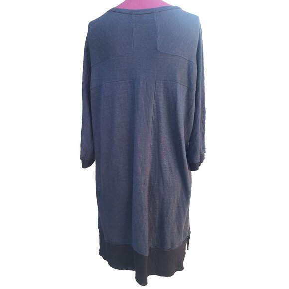 Nude Masahiko Maruyama Pullover Unisex Black Linen Knit - Picture 6 of 10